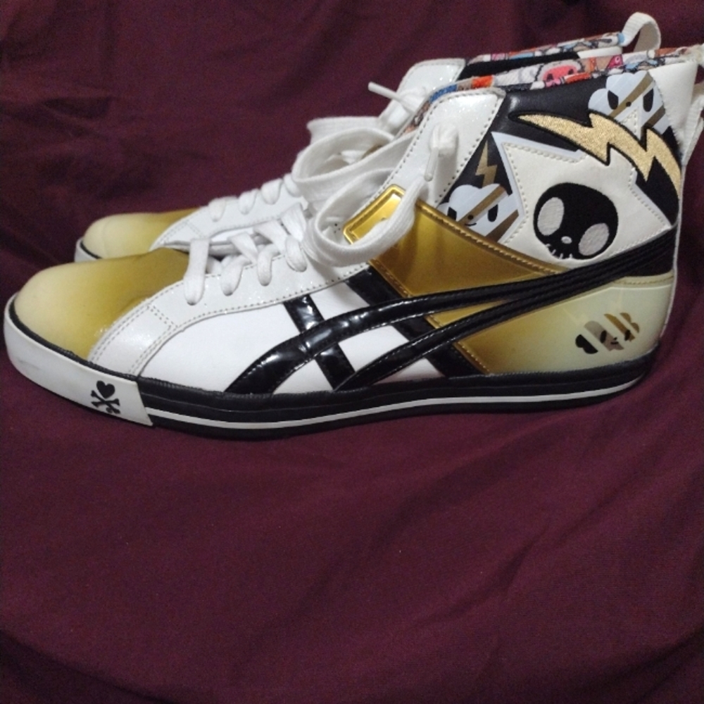 RARE Unisex Onitsuka Tiger TOKIDOKI Ombre Asics High Tops Sneakers Shoes sz 11